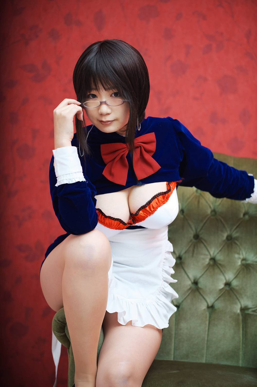[Cosplay] 2013.03.28 Sexy Maid - Big Tits 1